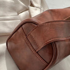 Sleek leather handbag