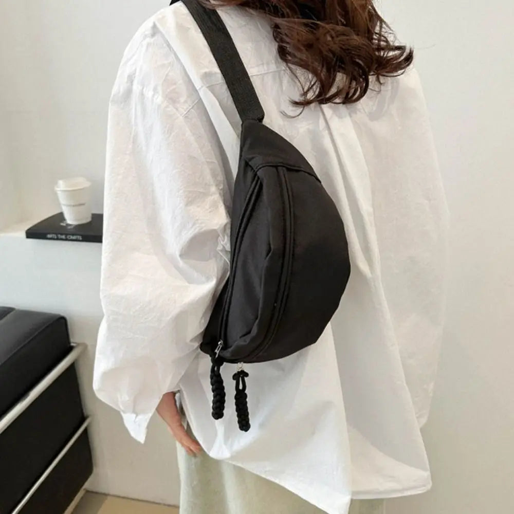 Large capacity corduroy bum bag