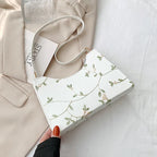 Sleek leather sling shoulder bag