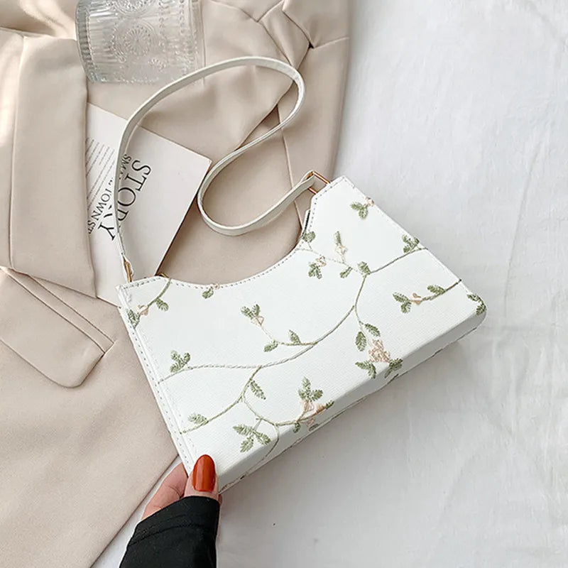 Sleek leather sling shoulder bag