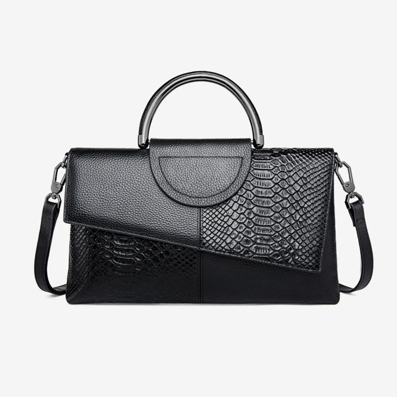 Stylish leather handbag