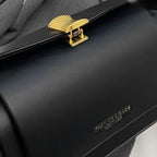 Fashion leather shoulder bag with top handle