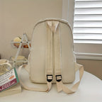 Versatile corduroy backpack