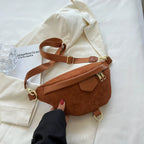 Adjustable corduroy bum bag
