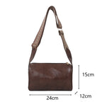 Sleek leather handbag