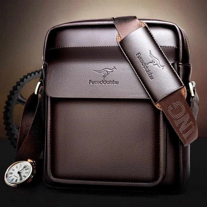 Classic leather crossbody bag