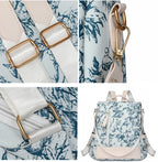 Women’s anti-theft leather knapsack