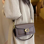 Designer inspired leather crossbody bag