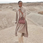 French-inspired leather handbag