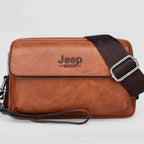 Vintage leather crossbody bag