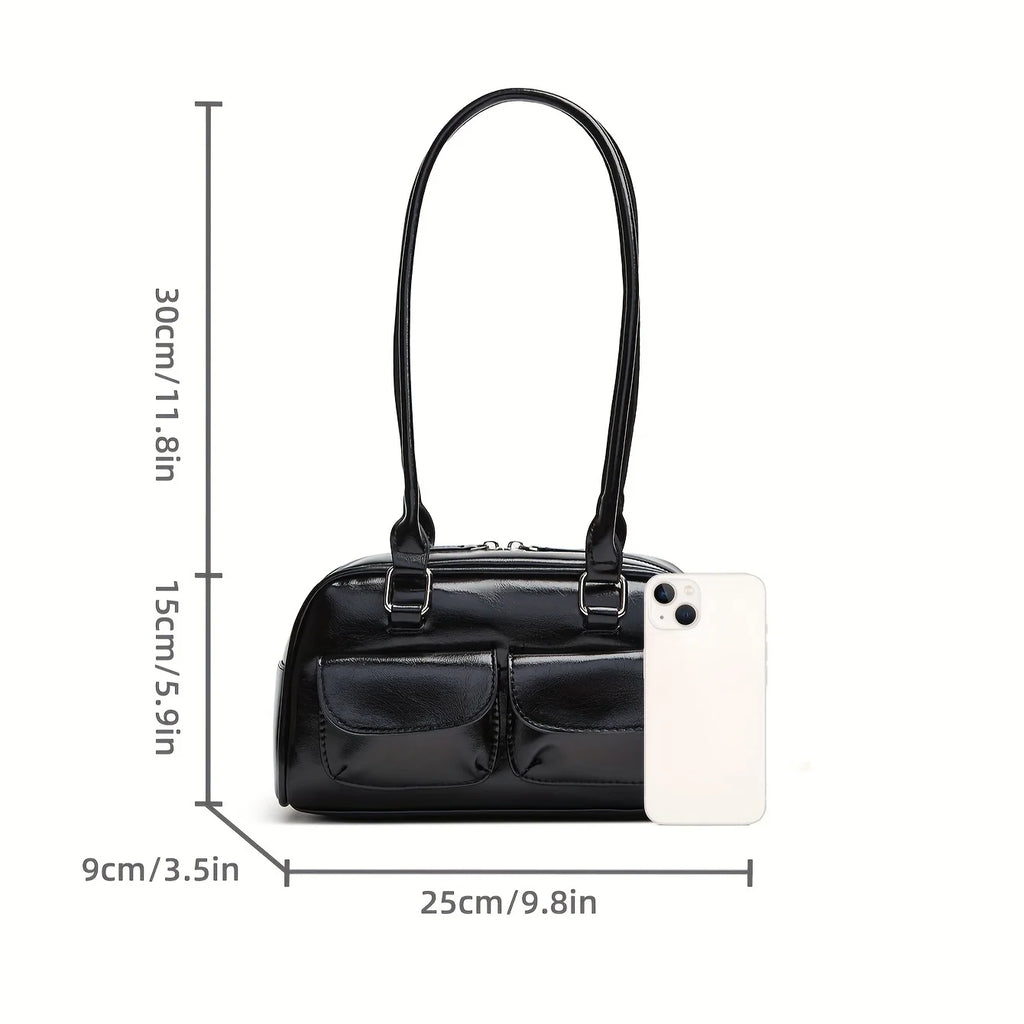 Mini leather shoulder bag