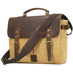 Leather office satchel