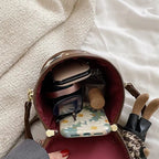 Vintage leather shoulder bag