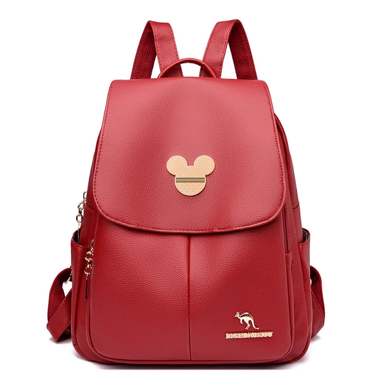 Backpack purse in leather