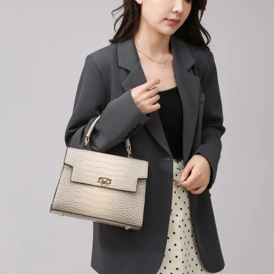 Leather handbag