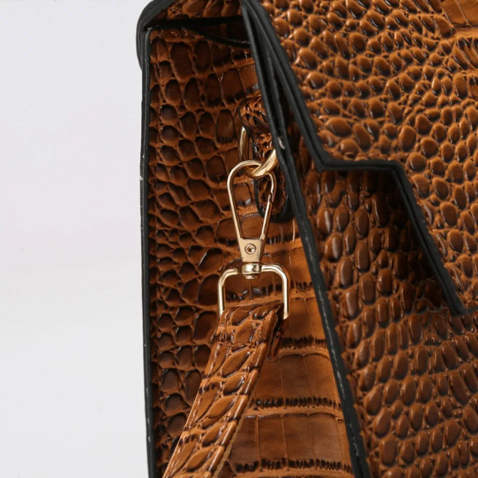 Leather handbag
