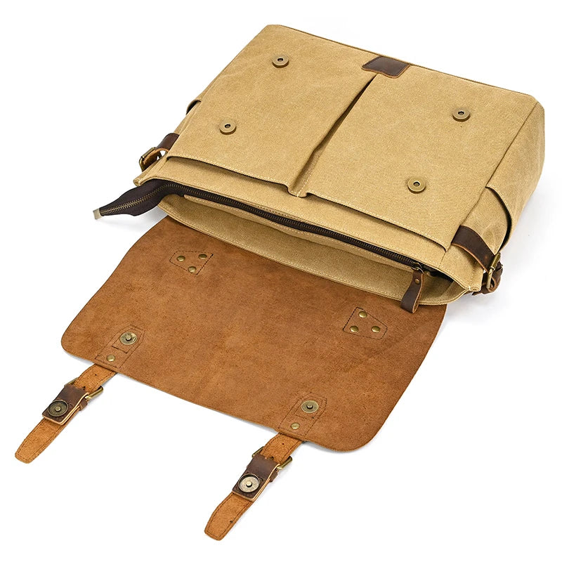 Leather office satchel