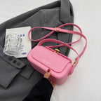 Fashion leather shoulder bag with top handle