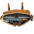 Leather office satchel