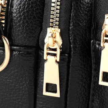 Retro leather shoulder purse