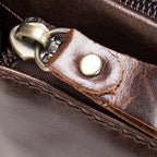 Adjustable leather bum bag