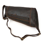 Full leather rucksack backpack