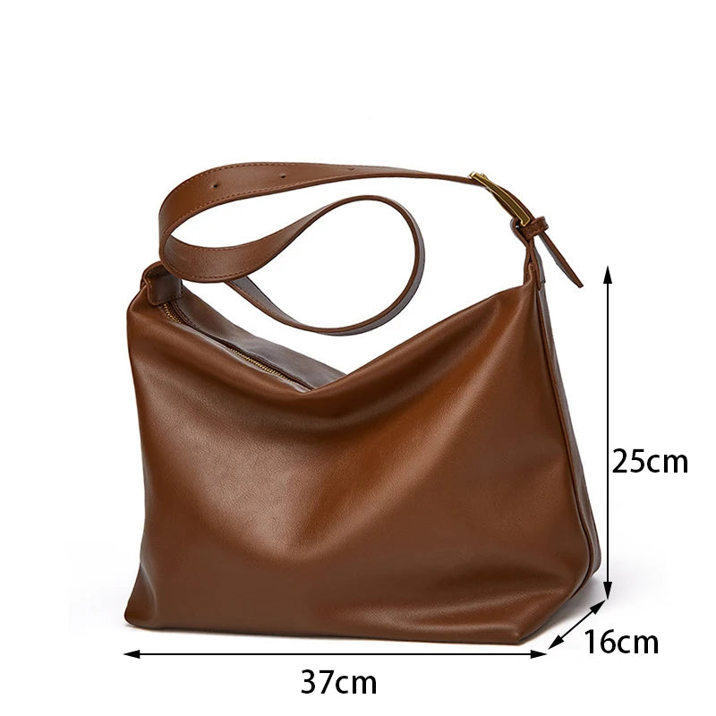 Large shoulder hobo bag