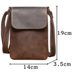 Leather crossbody bag