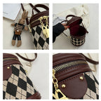Vintage leather shoulder bag