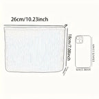 Corduroy makeup bag