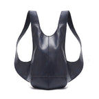 Anti-theft leather backpack
