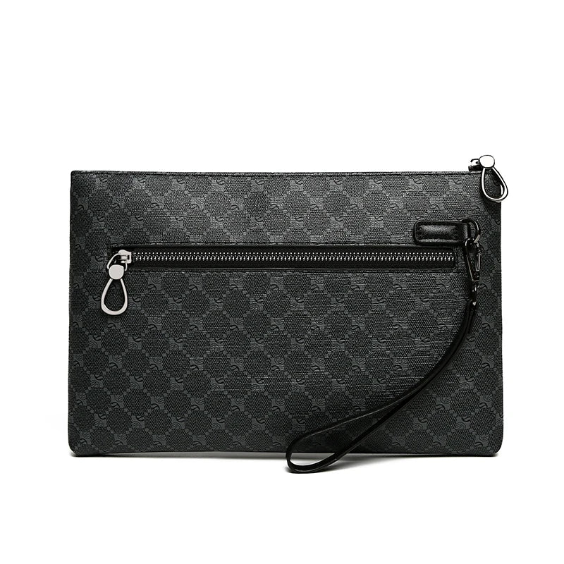 Slim leather clutch for phone and wallet