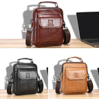 Classic leather crossbody bag