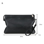 Classic leather clutch