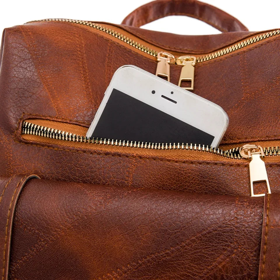 Vintage leather satchel