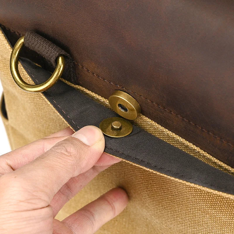 Leather office satchel