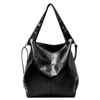 Chic oversized leather tote bag