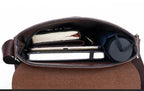 Versatile leather crossbody bag