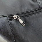 Chic oversized leather tote bag