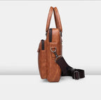 Leather business briefcase