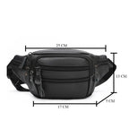 Smooth leather belt pouch