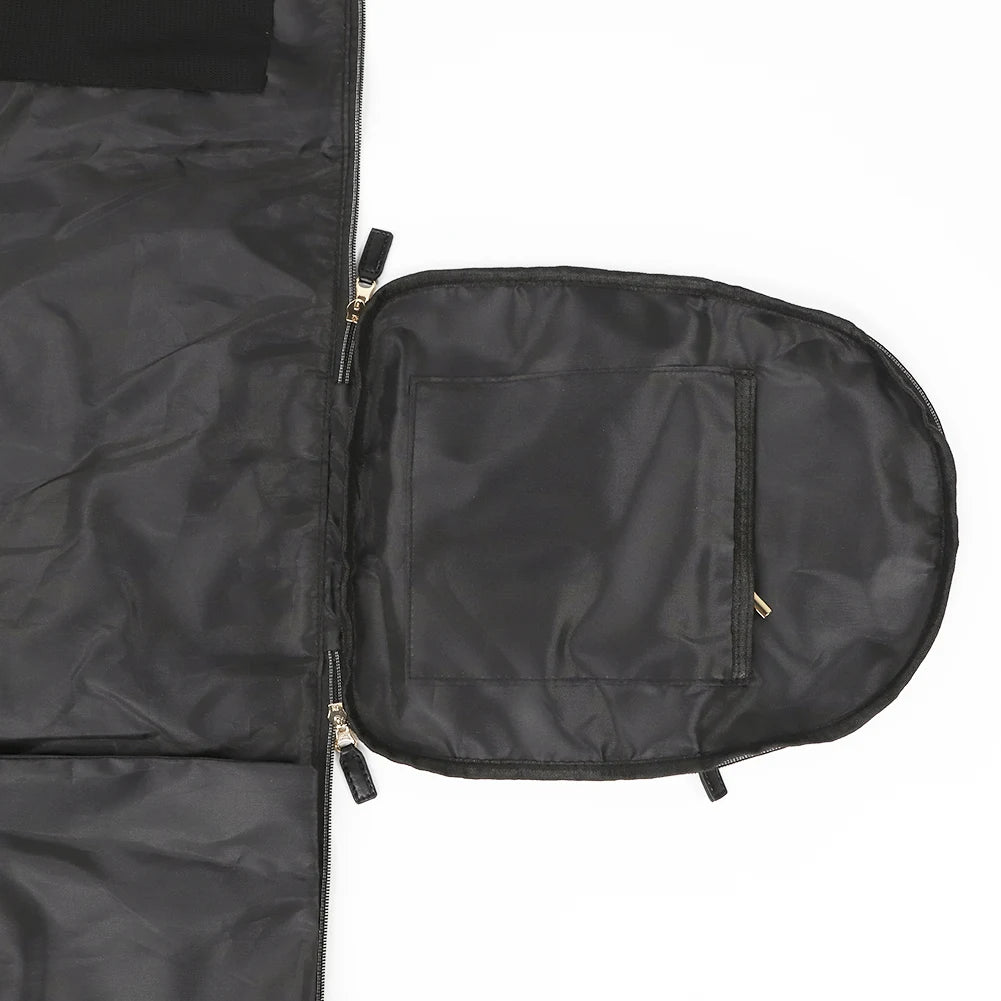 Elegant leather holdall with shoulder strap