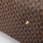 Classic leather weekender duffle bag