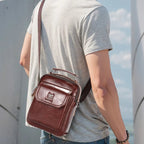 Classic leather crossbody bag