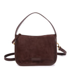 Everyday suede shoulder bag