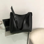 Elegant women's leather tote bag