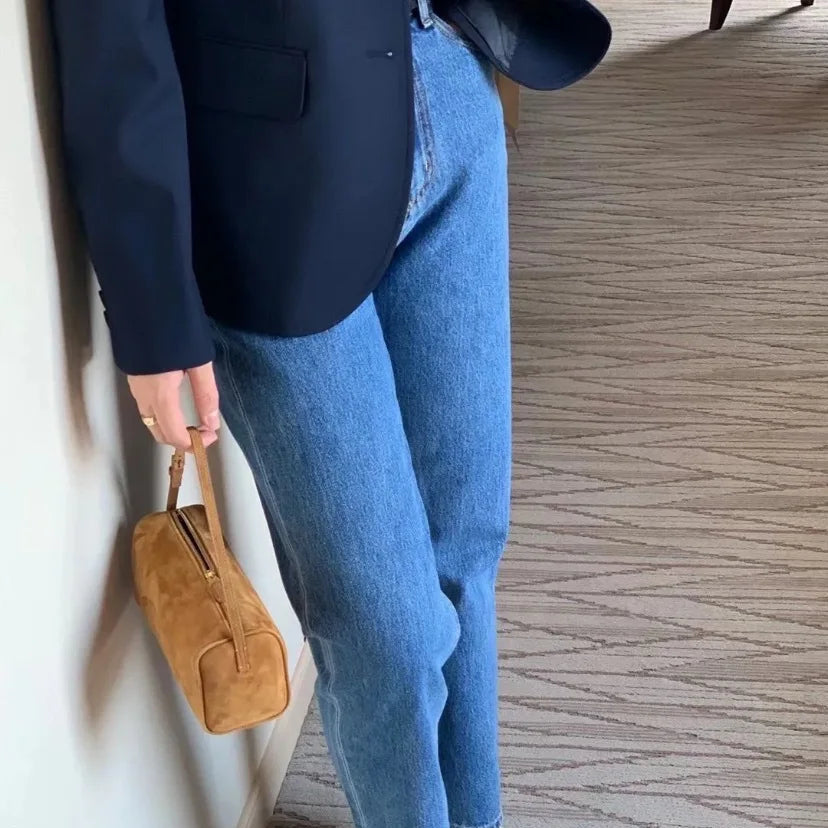 Chic suede purse for night outings
