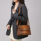 Leather handbag
