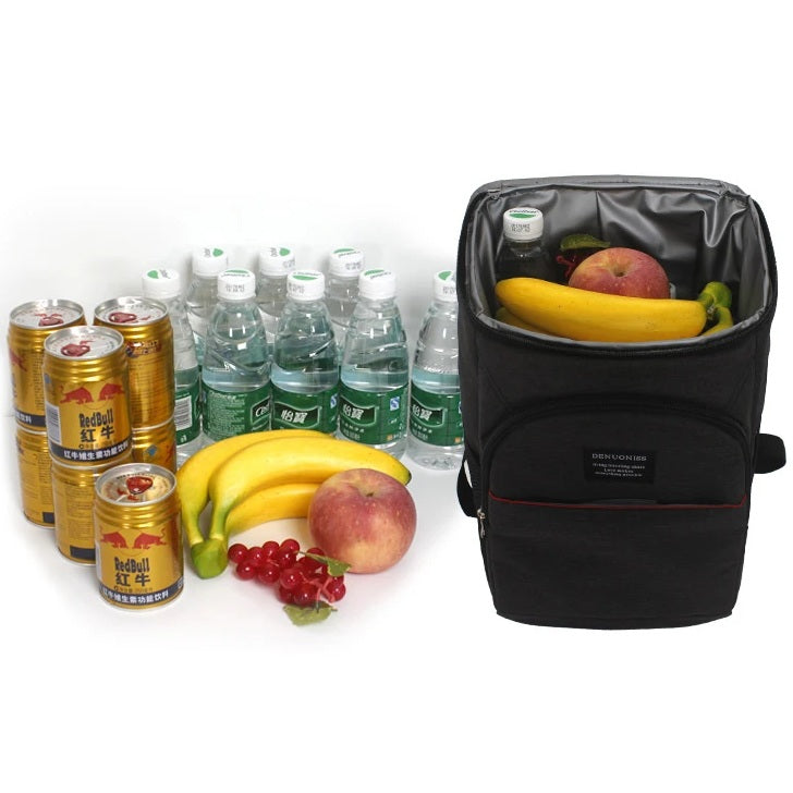Grey large cooler backpack