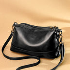 Medium leather shoulder bag